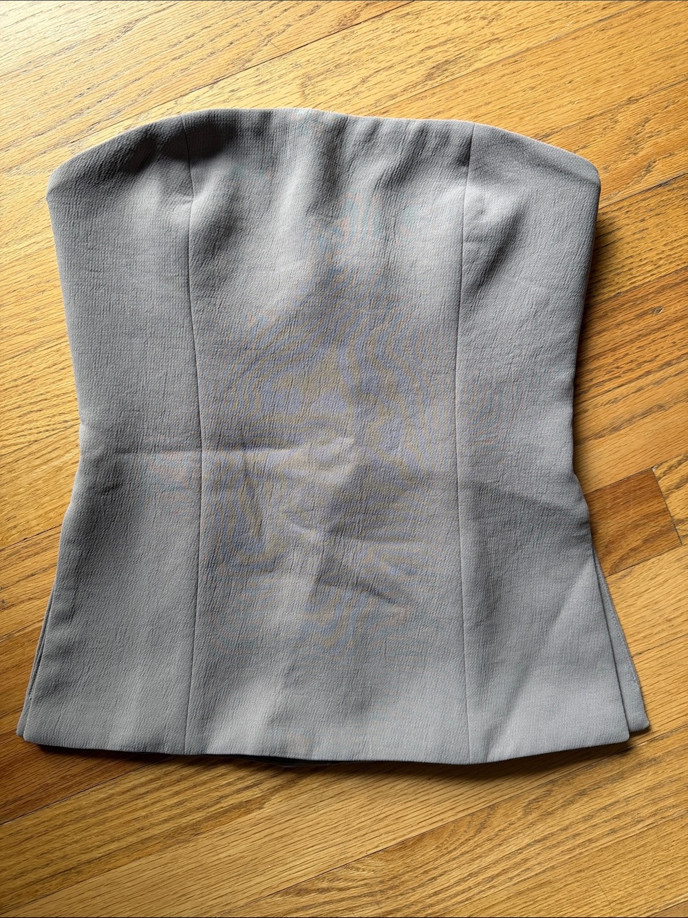 Aritzia Taupe Structured Strapless Bustier
